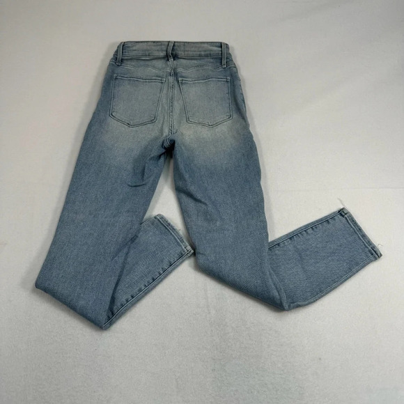 Abercrombie & Fitch Skinny Ankle Jeans Womens Sz 26/2 Light Blue High Rise - Picture 3 of 12